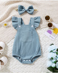 Corduroy Ruffle Romper