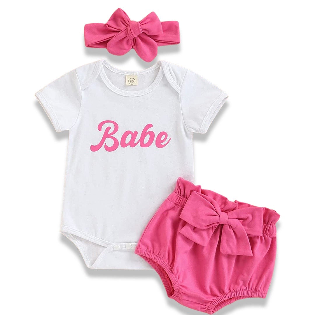 3pcs Pink Set