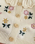 Floral Garden Knit Cardigan Set