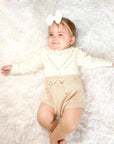 Knit Heart Romper