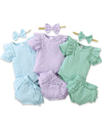 3pcs Ruffles Set