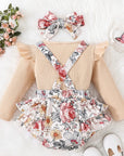 Floral Suspender Set