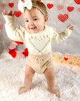 Knit Heart Romper