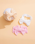 3pcs Bow Headband (Pink)