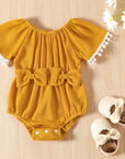 Bow Pom Pom Romper