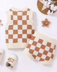 Checkerboard Knit Set