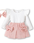 3pcs Ruffle Skirt Set