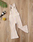 Stripe Bell Bottom Suspender