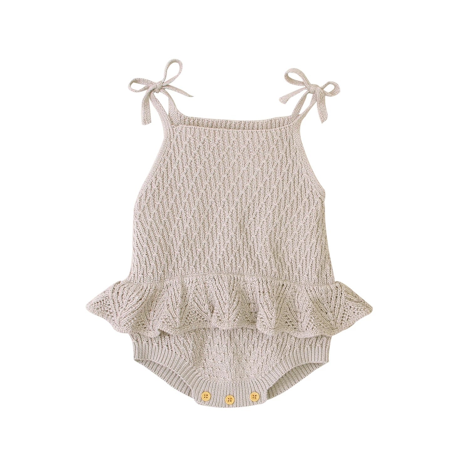 Peplum Knitted Romper