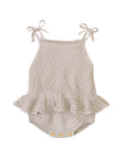 Peplum Knitted Romper