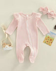 2pcs Stripes Onesie