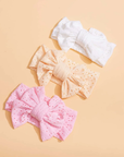 3pcs Bow Headband (Pink)