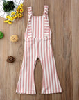 Stripe Bell Bottom Suspender