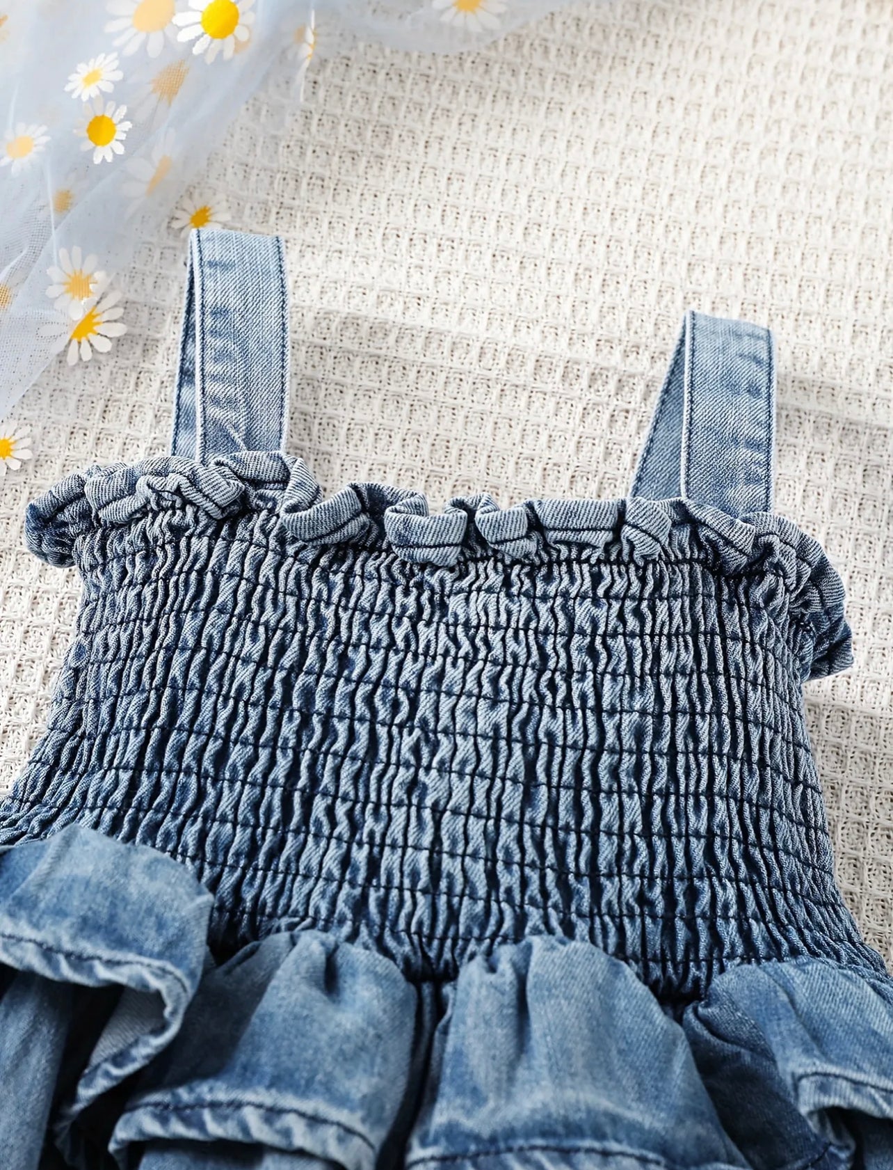 Denim Romper