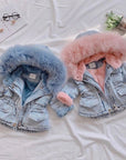 Faux Fur Denim Jacket