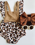 Leopard Ruffle Romper