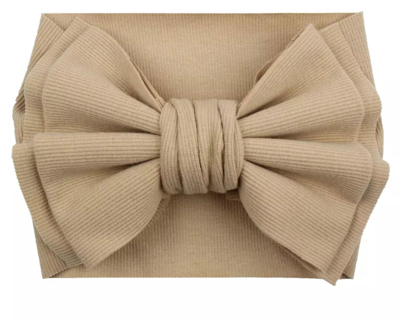 Knitted Fabric Bow Turban