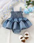 Denim Romper