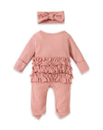 2pcs Ruffles Onesie