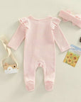 2pcs Stripes Onesie