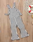 Stripe Bell Bottom Suspender