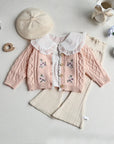 Embroidered Knit Cardigan