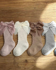 Hollow Bow Socks