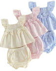 Petal Smock Bow Set