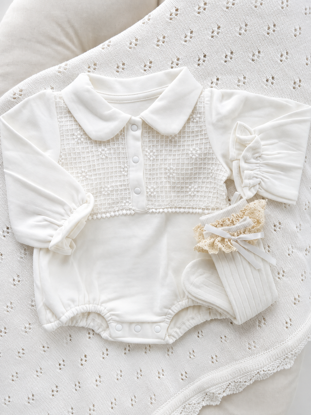Luna Lace Romper