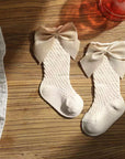 Hollow Bow Socks