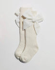 Knee High Socks Bow Knot