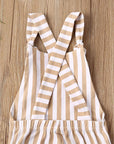 Stripe Bell Bottom Suspender