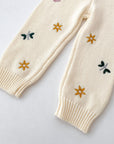 Floral Garden Knit Cardigan Set