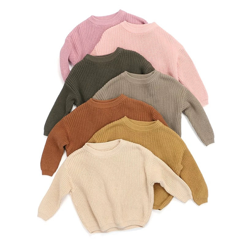 Crewneck  Slouchy Sweaters (multiple colors)