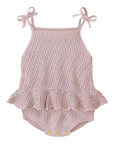 Peplum Knitted Romper