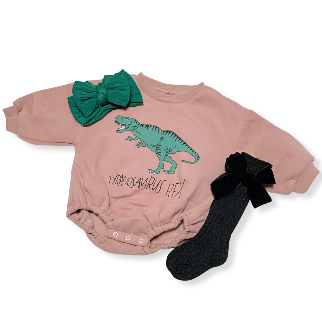 Dino Fleece Romper