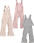 Stripe Bell Bottom Suspender