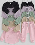 2pcs Pocket Sweatshirt Set