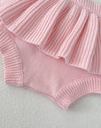 2pcs Heart Cardigan and Bloomer set