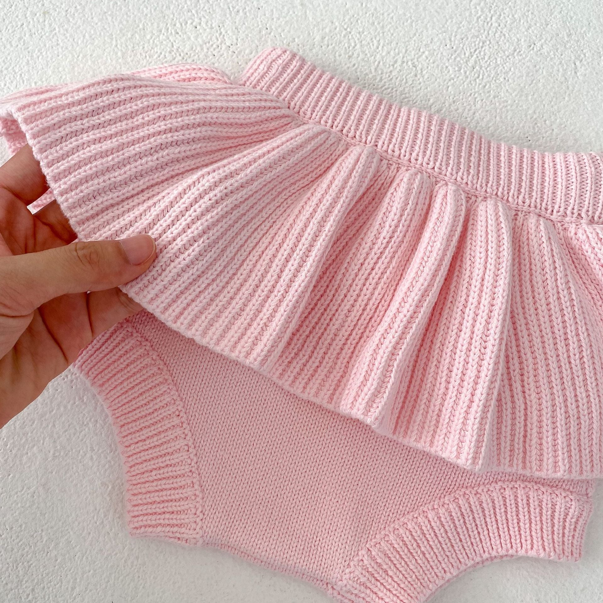 2pcs Heart Cardigan and Bloomer set