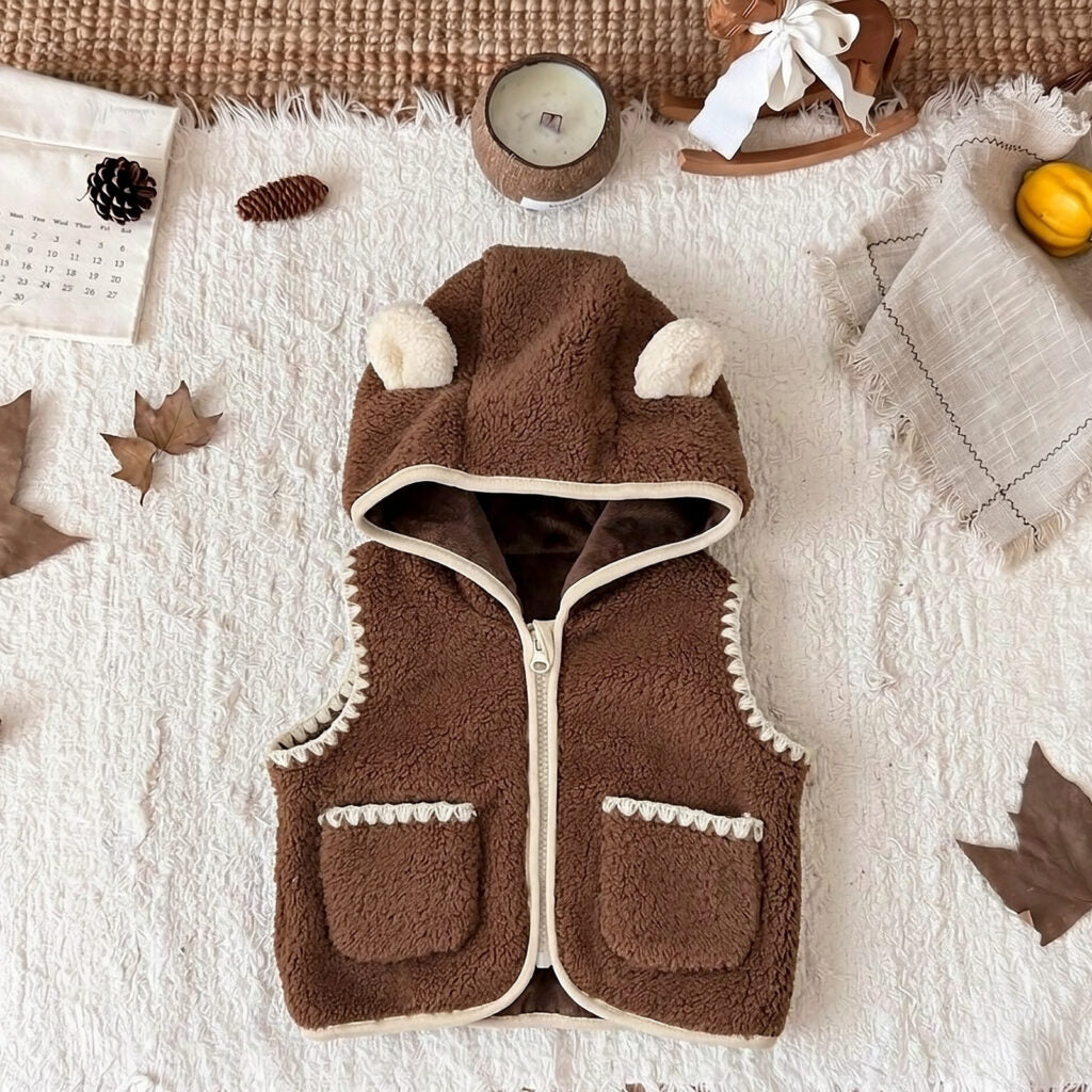 Cozy Bear Sherpa Vest