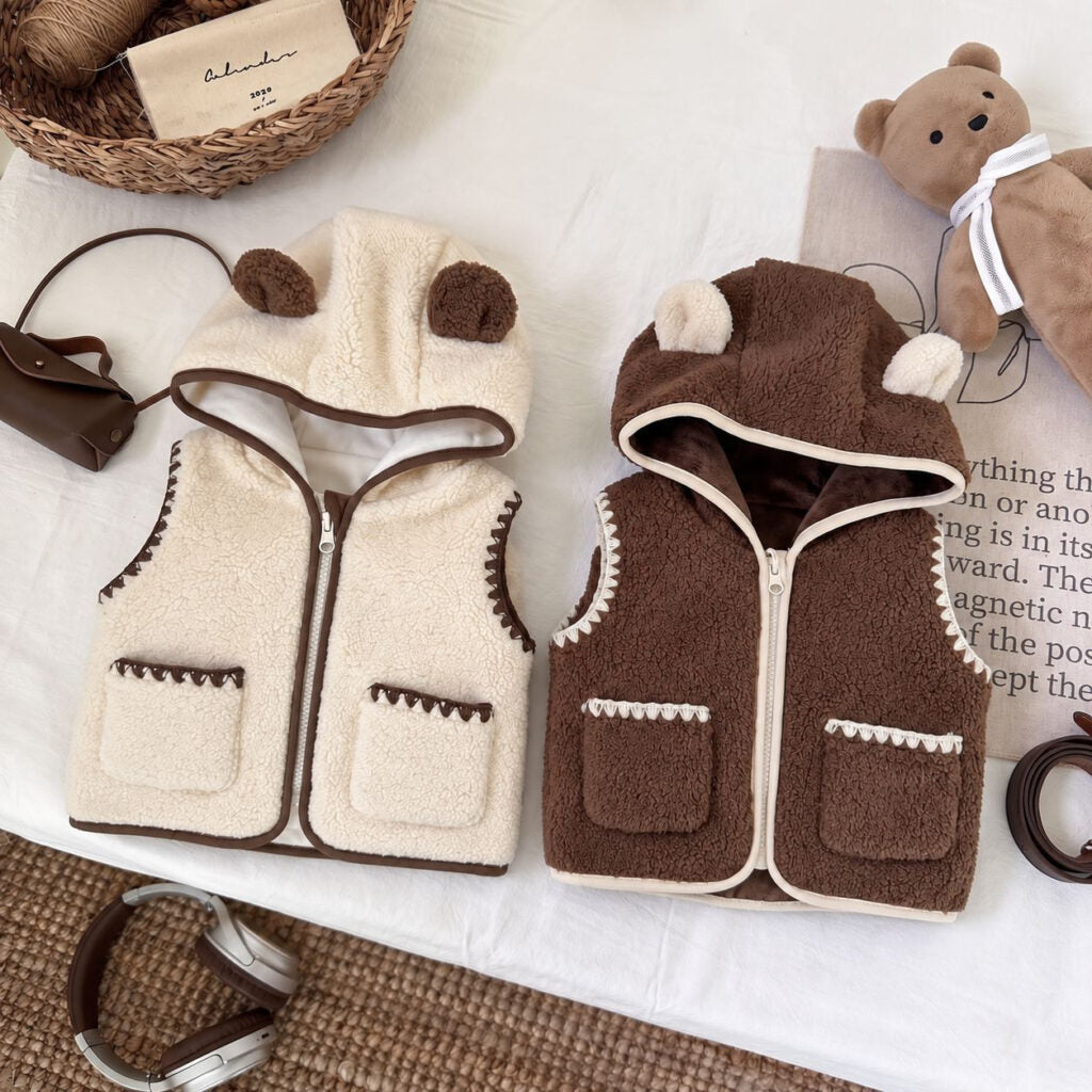 Cozy Bear Sherpa Vest