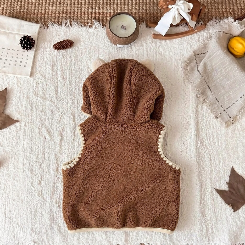 Cozy Bear Sherpa Vest