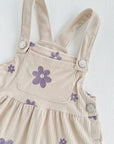 Daisy Embroidered Overall