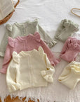 Ruffle Baby Cardigan and Pants Set