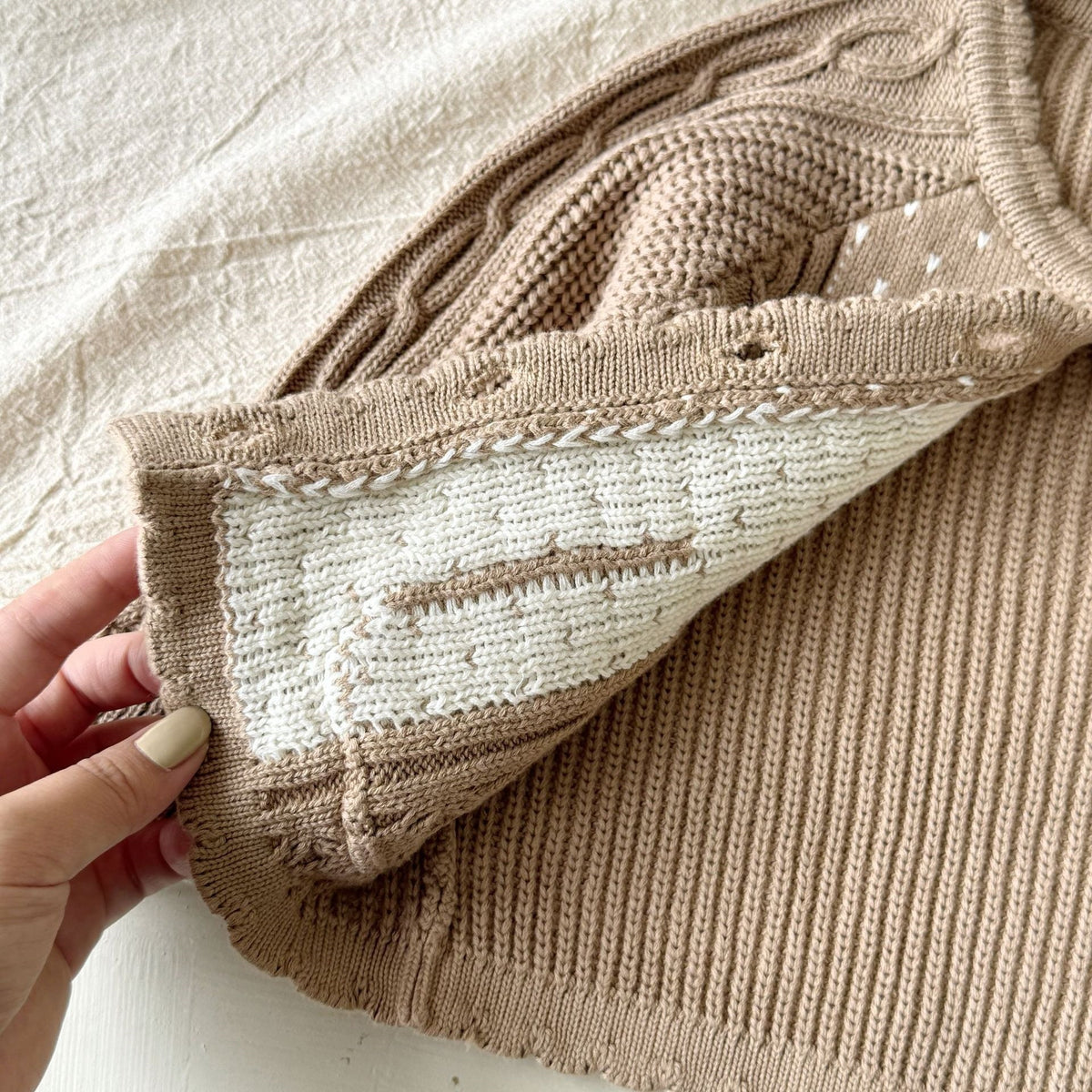 Cozy Heart Cable Knit Cardigan