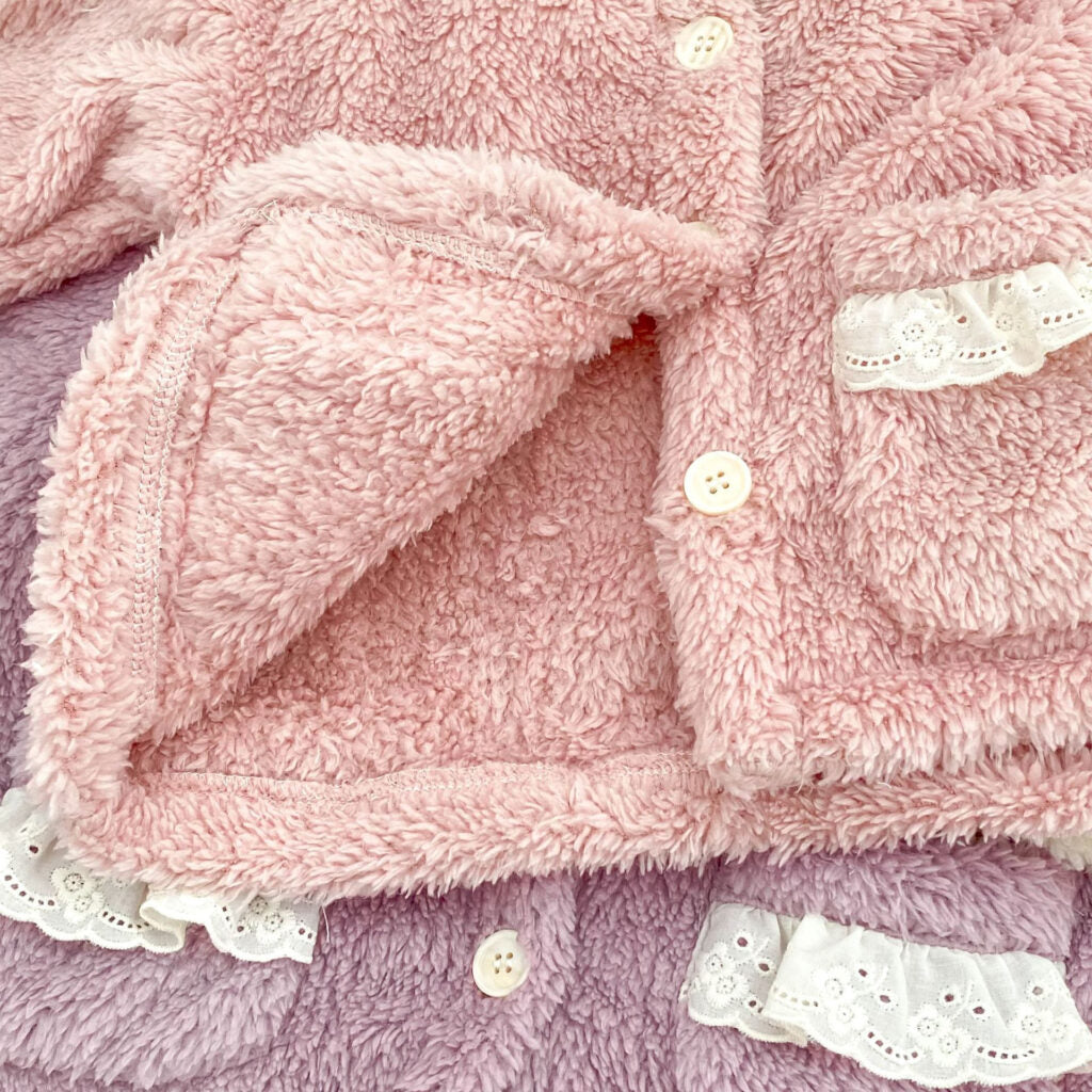 Cozy Lace Trim 2-Piece Set