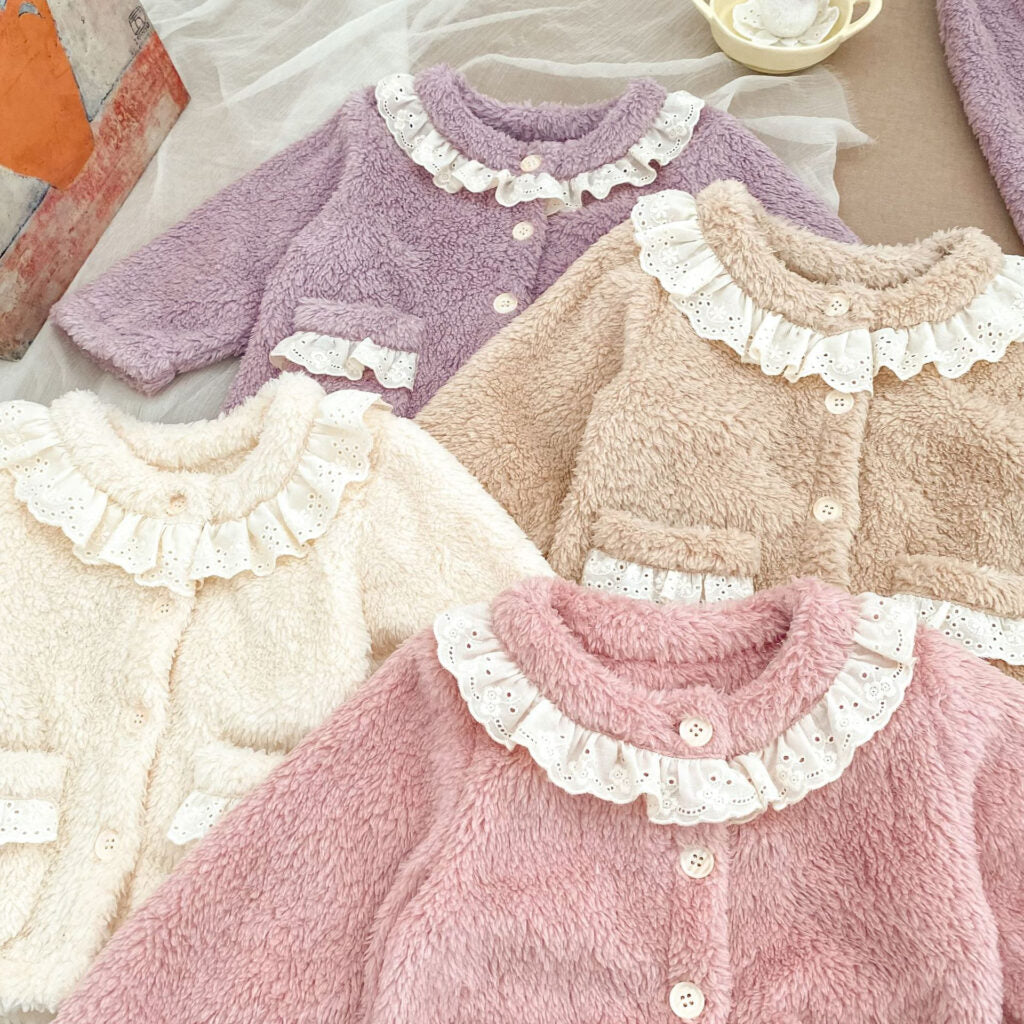 Cozy Lace Trim 2-Piece Set