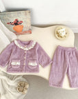 Cozy Lace Trim 2-Piece Set