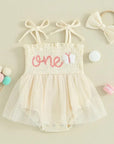 “One” Tutu Romper